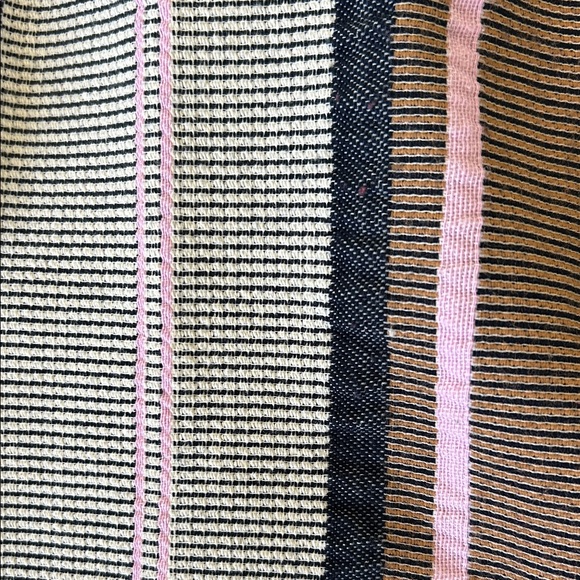 Anthropologie Striped Dress - Blue, Pink, Tan - Picture 6 of 7